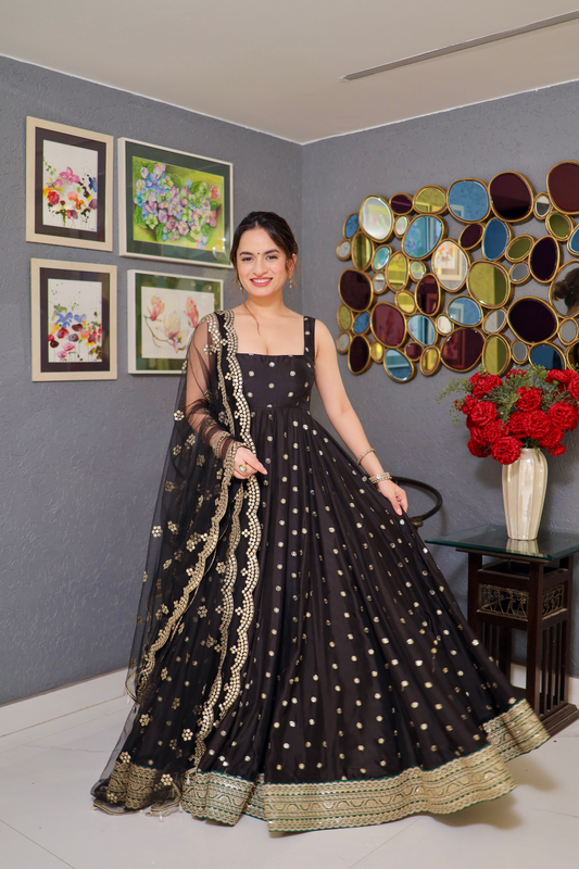 Pankhkhudi'S Black Colour Trending Suit Set