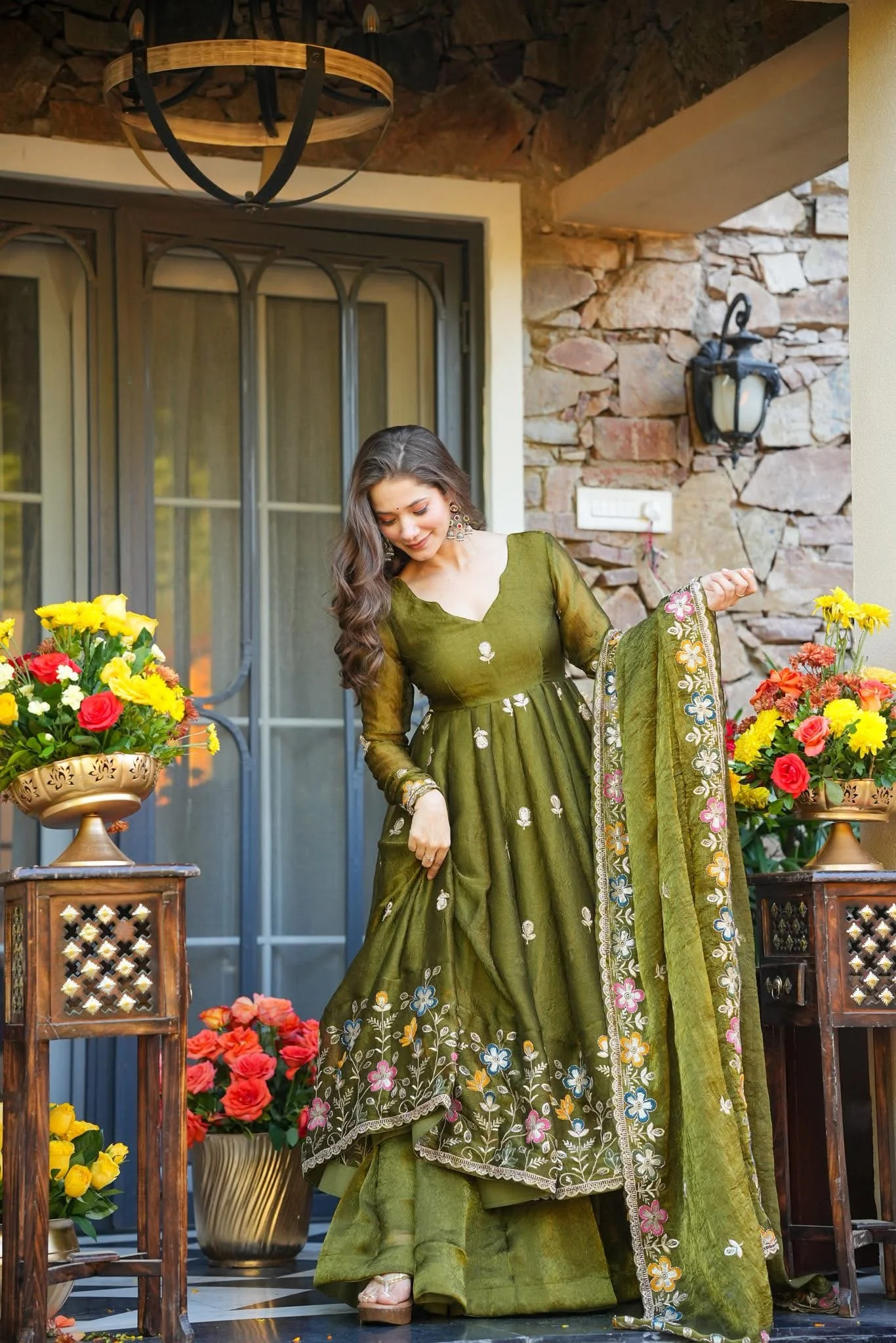 Venisa Elegant Anarkali Suit Set