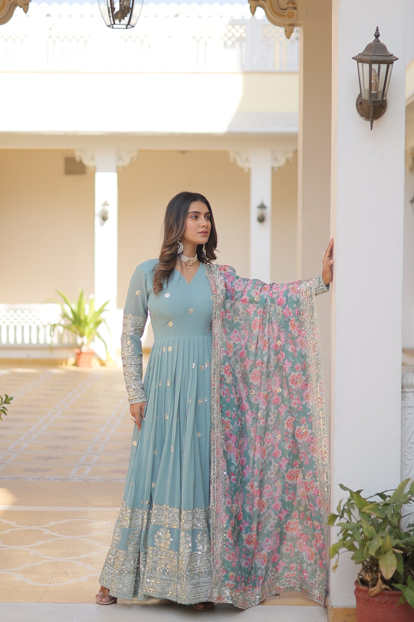 KAVITA DESIGNER READYMADE GOWN 131