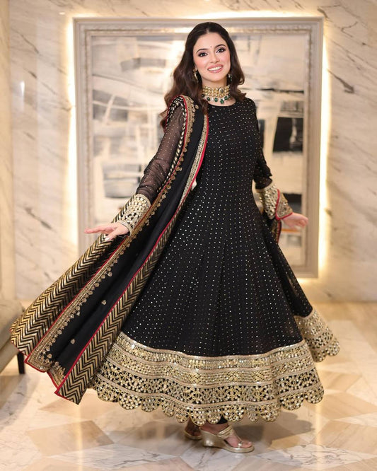Kaira Black Trending Anarkali Suit Set