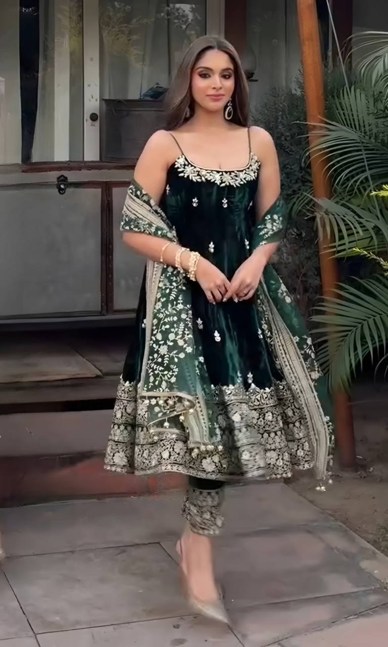 Hamza Vichitra Silk Febric Suit Set