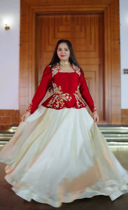 Traditional Crop Top Lehenga Set