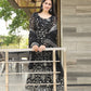 DAMINI'S BLACK COLOURED ANARKALI SUIT SET - 03