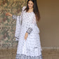 WHITE'S COLOURED ANARKALI SUIT SET