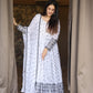 WHITE'S COLOURED ANARKALI SUIT SET