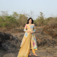CORONA'S&nbsp;MULTI&nbsp; COLOURED ANARKALI SUIT SET - 08