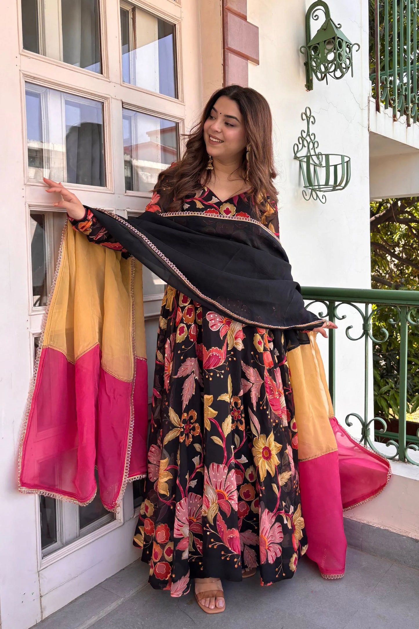 Mahira Floral Anarkali Suit Set