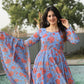 CHANDANI'S SKY BLUE COLOURED ANARKALI SUIT SET - 10