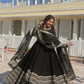 Nafisa Black Colour Traditional Anarkali Suit