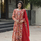CHARMI'S MULTI COLOURED ANARKALI SUIT SET - 13