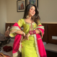 Saumya`s  Neon Sharara Suit Set