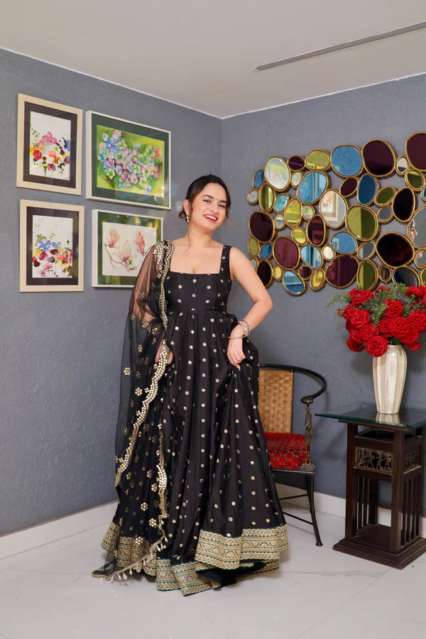 Pankhkhudi'S Black Colour Trending Suit Set