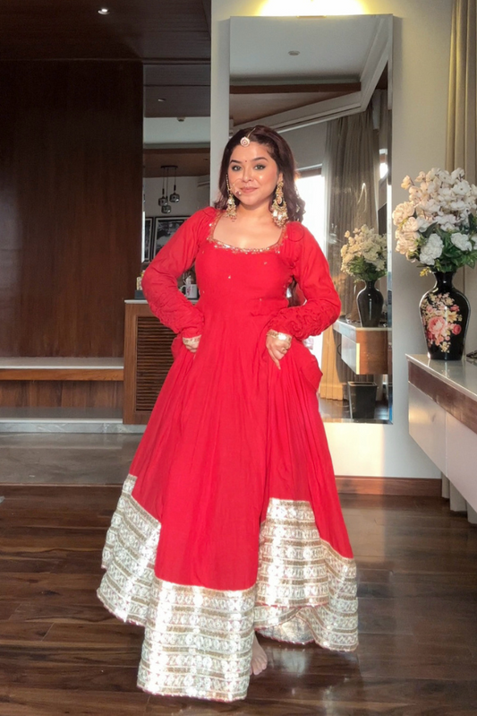 Padmavati 'S Red Colour Trending Suit Set