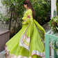 Krupa Traditional Perot Anarkali Suit Set