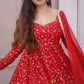 Dipika'S Red Colour Trending Suit Set