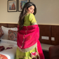 Saumya`s  Neon Sharara Suit Set