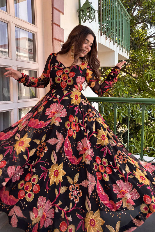 Mahira Floral Anarkali Suit Set