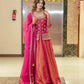 Pink Navratri  Traditional Lehenga Choli Set