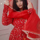 Dipika'S Red Colour Trending Suit Set