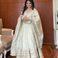 NEHA'S OFF WHITE COLOUR TRENDING ANARKALI SET