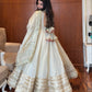 NEHA'S OFF WHITE COLOUR TRENDING ANARKALI SET