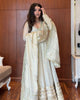 NEHA'S OFF WHITE COLOUR TRENDING ANARKALI SET