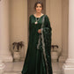 GREEN COLOUR  READYMADE ANARKALI SUIT SET