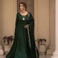 GREEN COLOUR  READYMADE ANARKALI SUIT SET