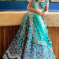 Sky Blue's Premium Quality Heavy Traditional Lehenga Choli