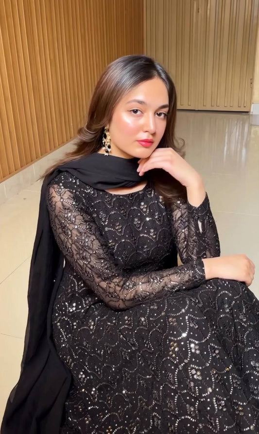 Shahnaz's Lakhnawi Premium Anarkali Suit Set
