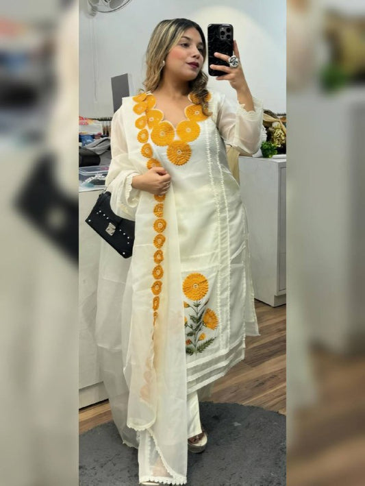 KURTI PANT AND DUPATTA