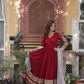 KAIRA'S DESIGNER READYMADE GOWN SUIT SET .