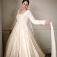 KAIRA'S OFF WHITE BADLO DESIGNER READYMADE GOWN SUIT SET .