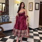 Alveera's' Vichitra Silk  Febric  Suit Set