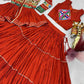 Navratri Special Orange  Gamathi Work Lehenga choli