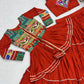 Navratri Special Orange  Gamathi Work Lehenga choli