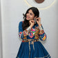 Navratri Special Rama Gamathi Work Lehenga choli