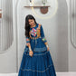 Navratri Special Rama Gamathi Work Lehenga choli