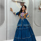 Navratri Special Rama Gamathi Work Lehenga choli