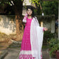 RANI PINK *READYMADE*ANARKALI*SUIT*SET TD-6040