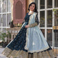 KAIRA'S RAMA PREMIUM DESIGNER READYMADE GOWN SUIT SET .