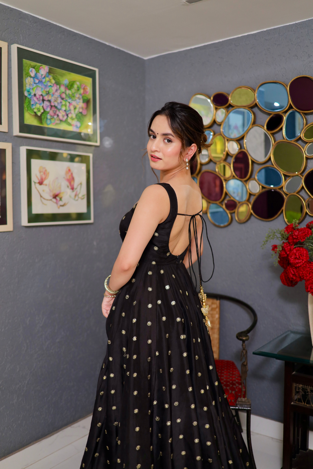 Pankhkhudi'S Black Colour Trending Suit Set