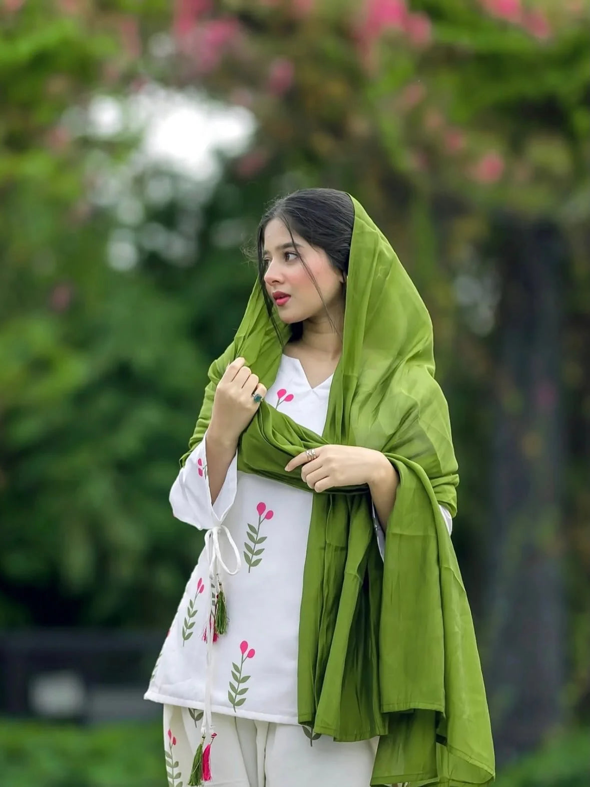 Aayesha Floral Farshi Suit Set