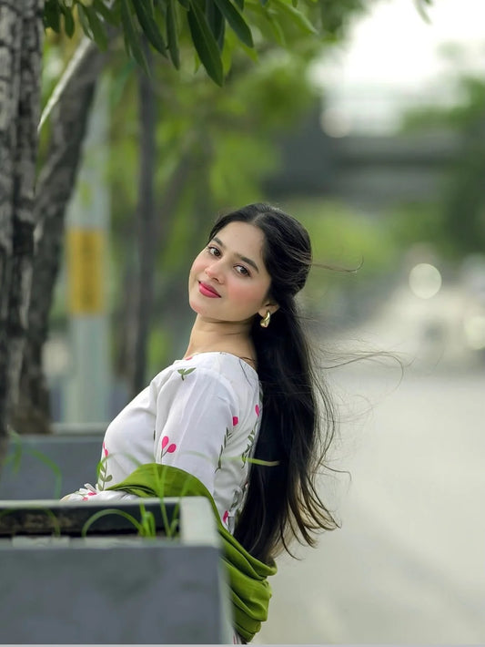 Aayesha Floral Farshi Suit Set