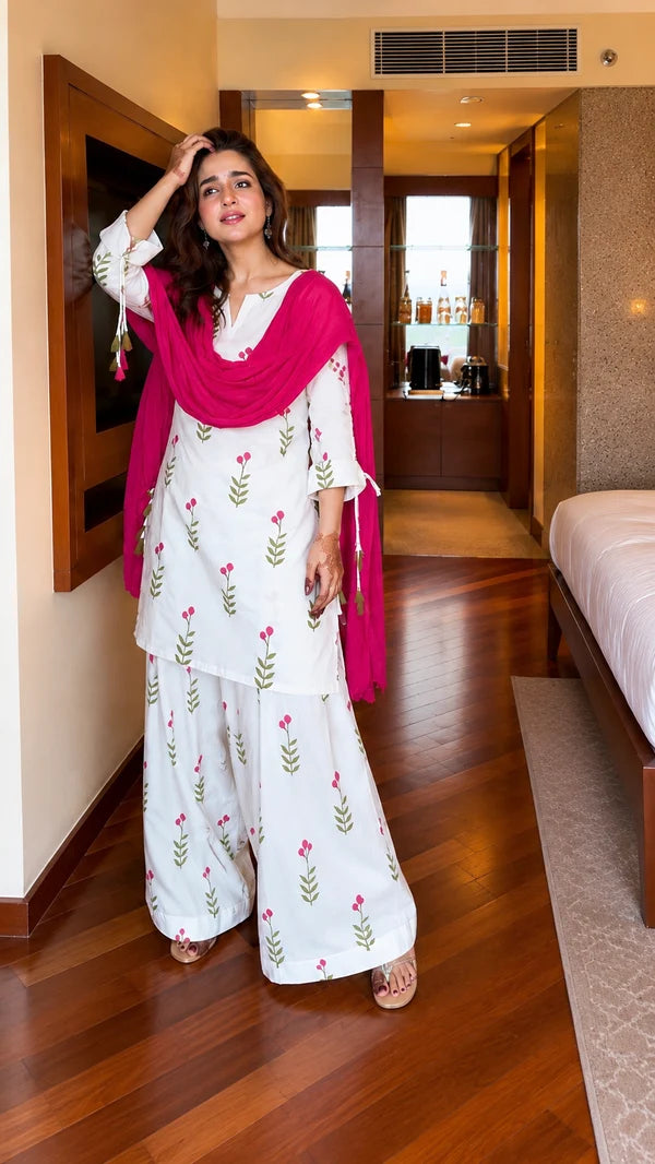 Aayesha  Floral Farshi Suit Set
