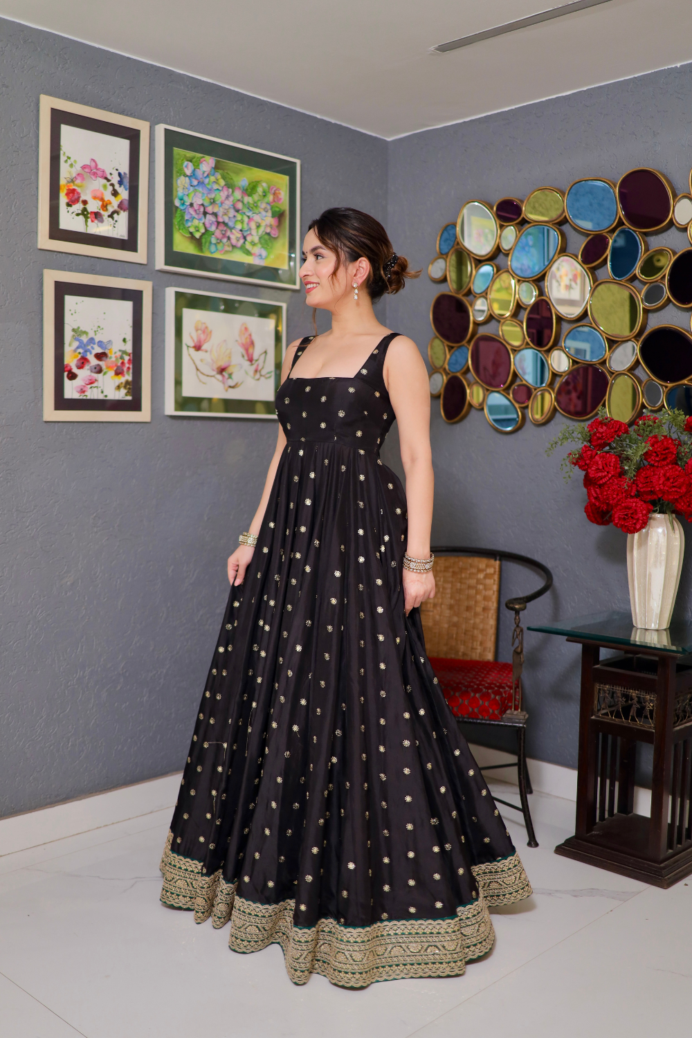 Pankhkhudi'S Black Colour Trending Suit Set