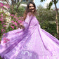 Lucknowi Sequins Work Gown pent and duptta suit set