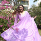 Lucknowi Sequins Work Gown pent and duptta suit set