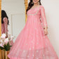 Peach Colour Traditional Anarkali Suit