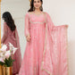 Peach Colour Traditional Anarkali Suit